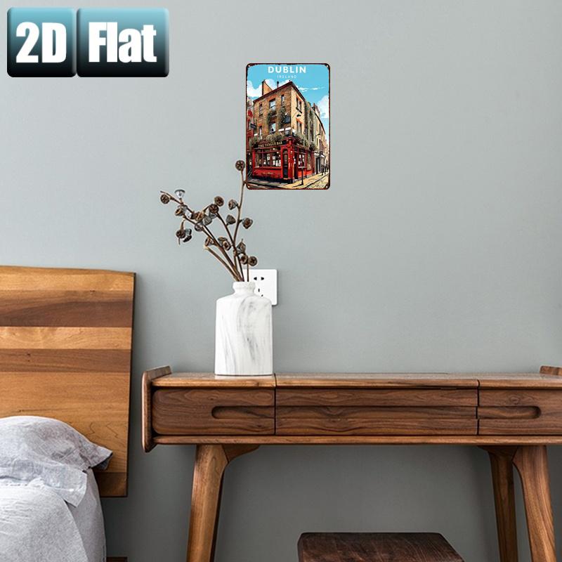 Dublin Ireland Temple Bar Meta - Brass Weight Plate 评论和价格