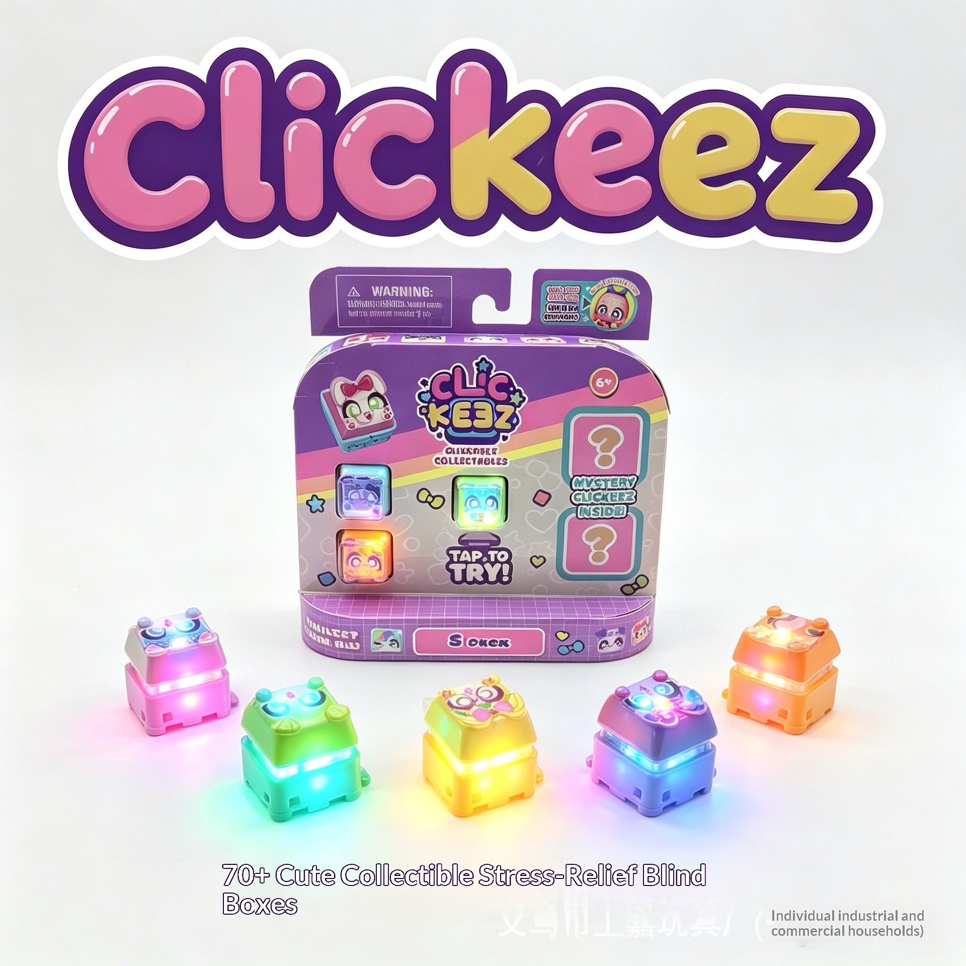 Clickeez Fidget Keycap Keychai - Gaming Keyboard Mechanical 评论和价格