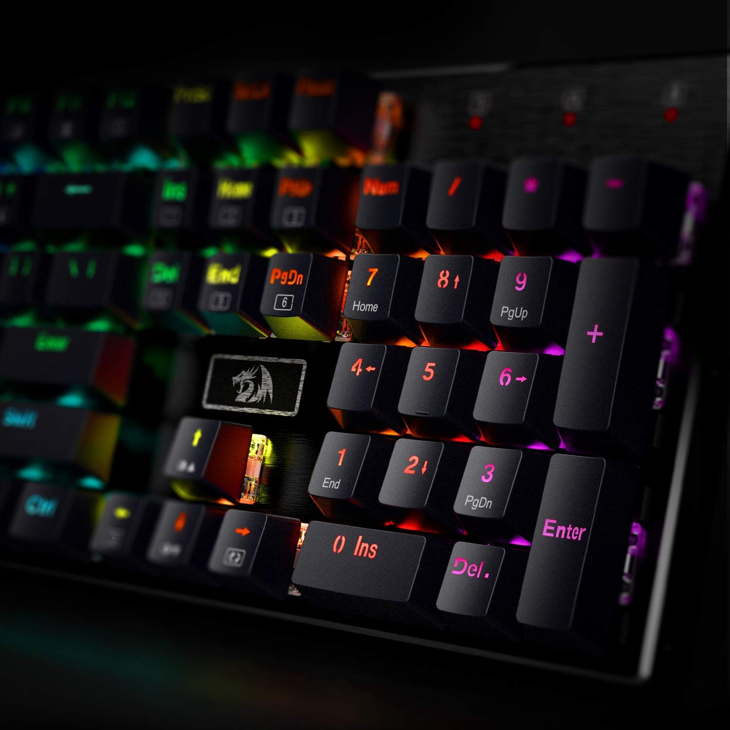 Redragon K556 RGB LED Backlit  - Gaming Keyboard No Noise 评论和价格