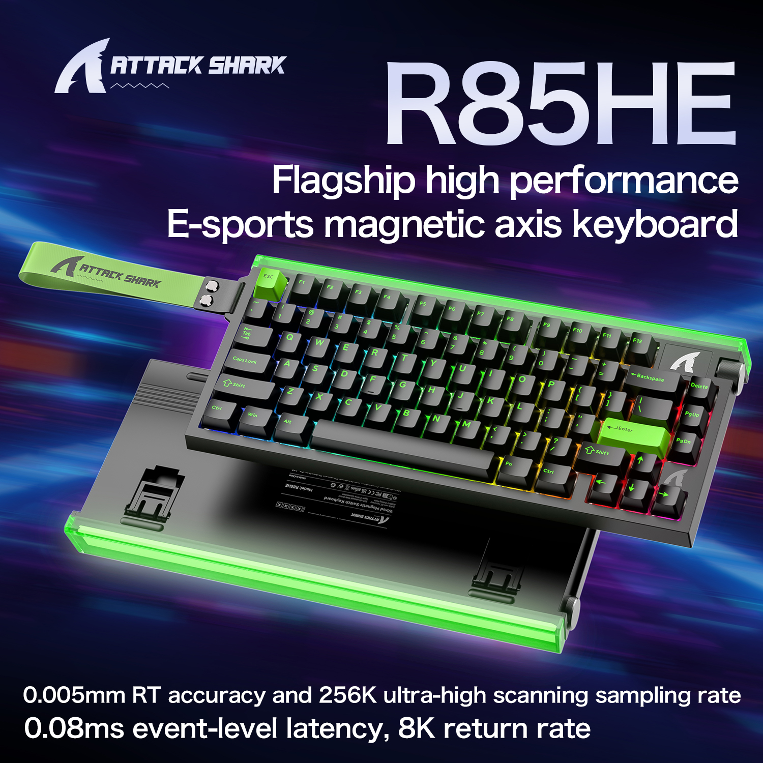R85 ATTACK SHARK R85HE Magneti - Gaming Keyboard Expensive 评论和价格
